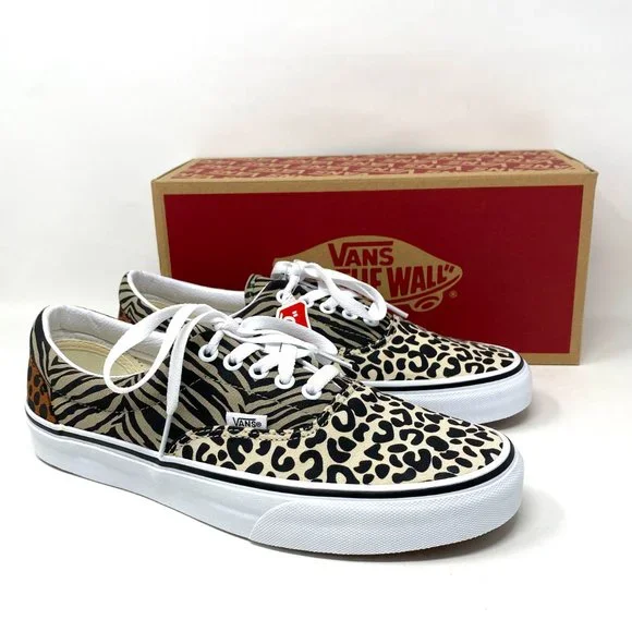 💖MEGA SALE💖Vans Era   Leopard Tiger Skateboarding Women's  Safari VN0A54F19M7 - Picture 7 of 12